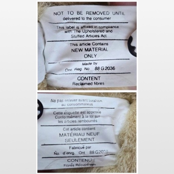 Vintage Muffy Vanderbear Teddy Bear Down On The Farm Blue Floral Dress VTG - Picture 12 of 13